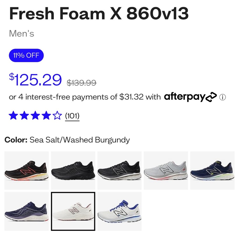 New Balance 860 Fresh Foam women 10/men 8.5. No box